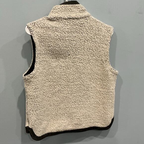 Toad & Co Sheridan Sherpa Vest Size M Gorpcore Outdoor Corduroy Collar Granola - Picture 7 of 11